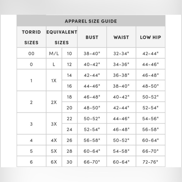 TORRID NWT Sublime Classic Fit Cotton Crew Tee - Picture 5 of 5